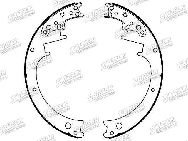 Bremsbackensatz Brake Shoe Set:33-2075