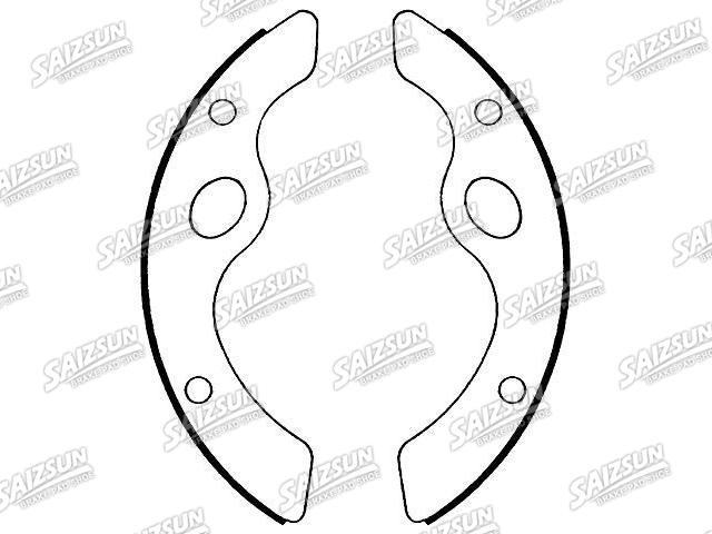 Bremsbackensatz Brake Shoe Set:S679-1464