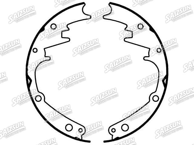 Bremsbackensatz Brake Shoe Set:1555T-S823