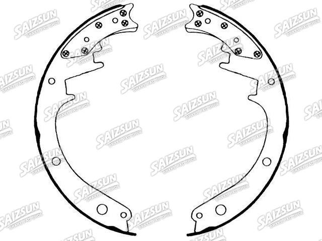Bremsbackensatz Brake Shoe Set:450-2073T