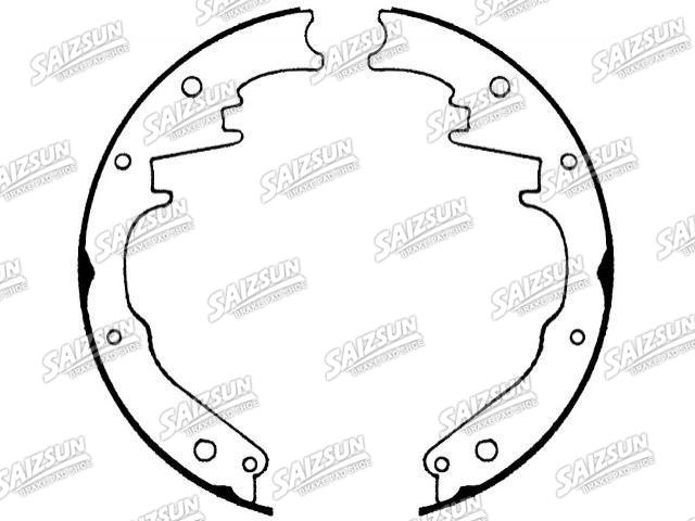 Bremsbackensatz Brake Shoe Set:8124580