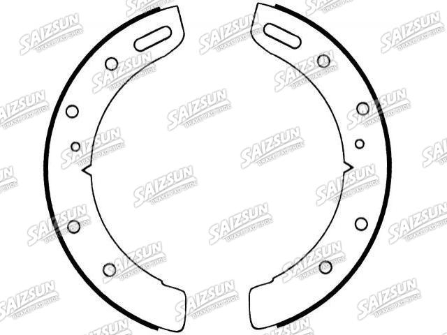 Bremsbackensatz Brake Shoe Set:234-855