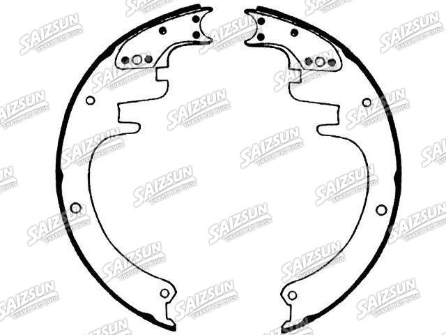 Bremsbackensatz Brake Shoe Set:417-2042AT
