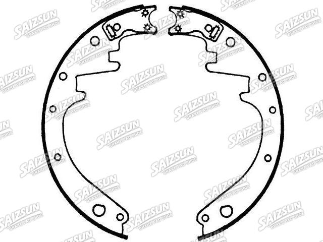 Bremsbackensatz Brake Shoe Set:282-2129ATT