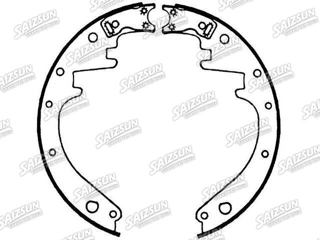 Bremsbackensatz Brake Shoe Set:283-2130TT