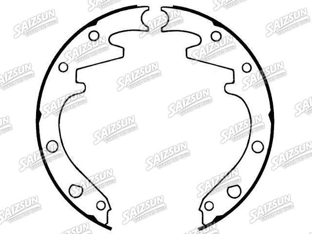 Bremsbackensatz Brake Shoe Set:C4DZ-2200-A