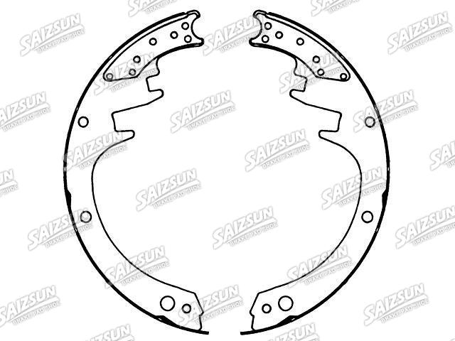 Bremsbackensatz Brake Shoe Set:2040-310