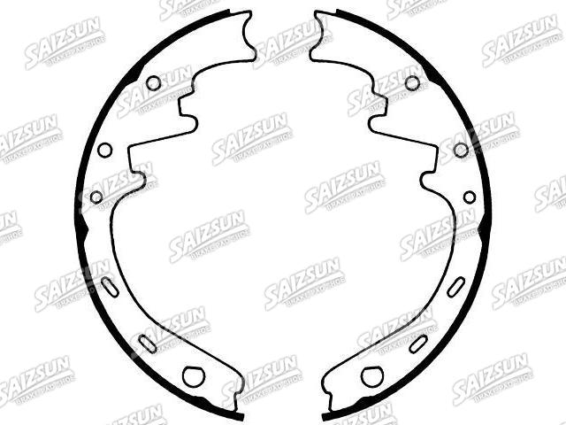 Bremsbackensatz Brake Shoe Set:183-2100T