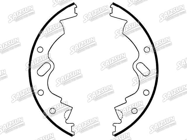 Bremsbackensatz Brake Shoe Set:1236-23