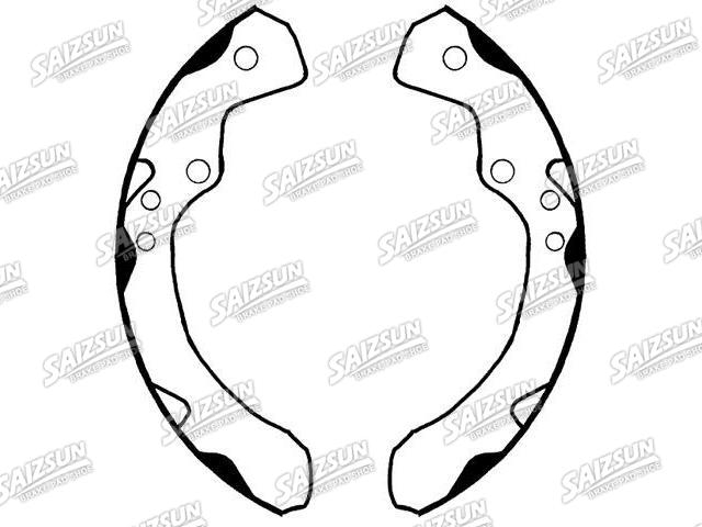 Bremsbackensatz Brake Shoe Set:8080-397