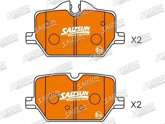 Bremsbelagsatz, Scheibenbremse Brake Pad Set:34 20 6 888 832