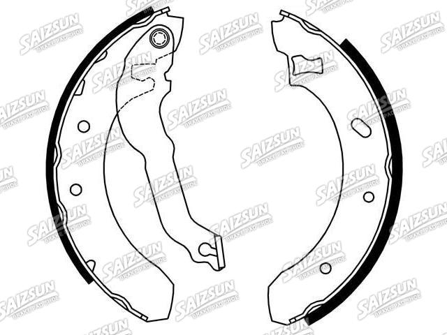 Bremsbackensatz Brake Shoe Set:6 500 945