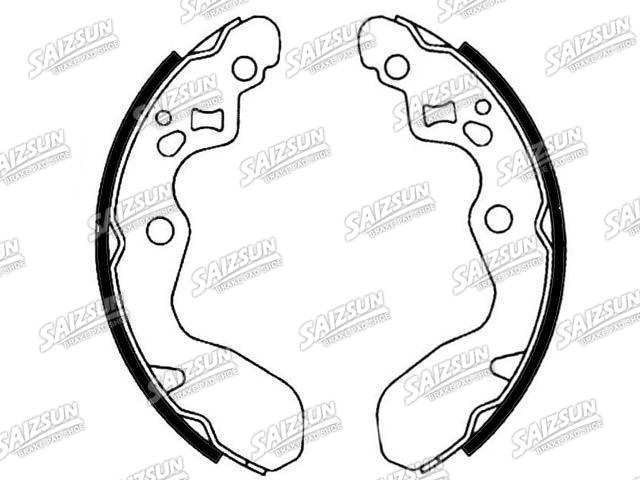 Bremsbackensatz Brake Shoe Set:K9966