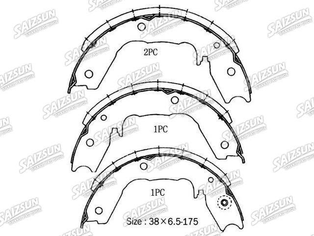 Bremsbackensatz Brake Shoe Set:NN3063