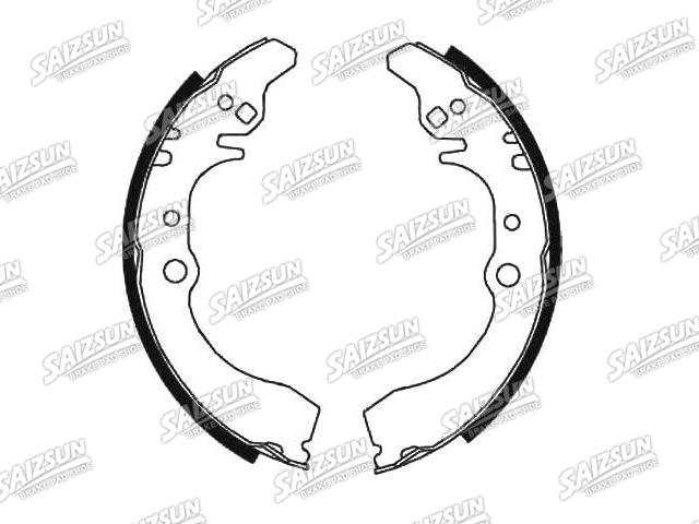 Bremsbackensatz Brake Shoe Set:04495-87508
