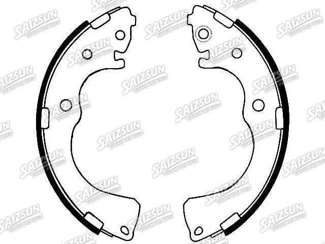 Bremsbackensatz Brake Shoe Set:K3411