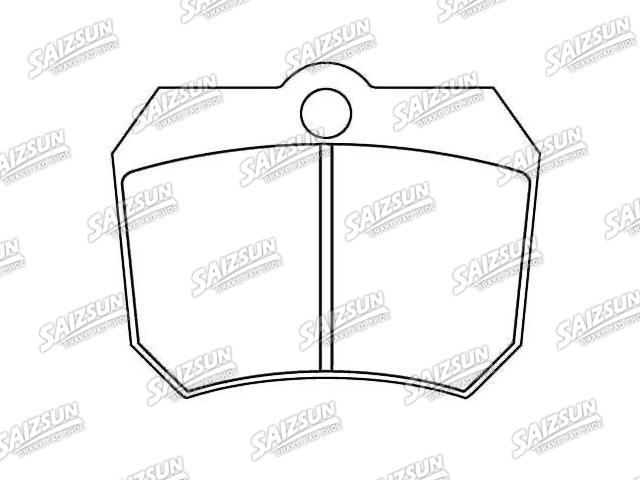 Bremsbelagsatz, Scheibenbremse Brake Pad Set:2950562M91