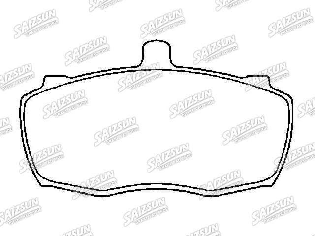 Bremsbelagsatz, Scheibenbremse Brake Pad Set:RTC-3348