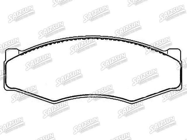 Bremsbelagsatz, Scheibenbremse Brake Pad Set:140506