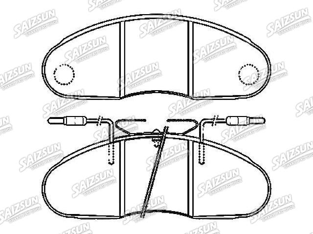 Bremsbelagsatz, Scheibenbremse Brake Pad Set:5000 295 329