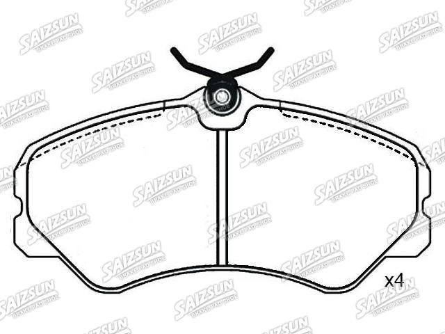 Bremsbelagsatz, Scheibenbremse Brake Pad Set:9 940 099