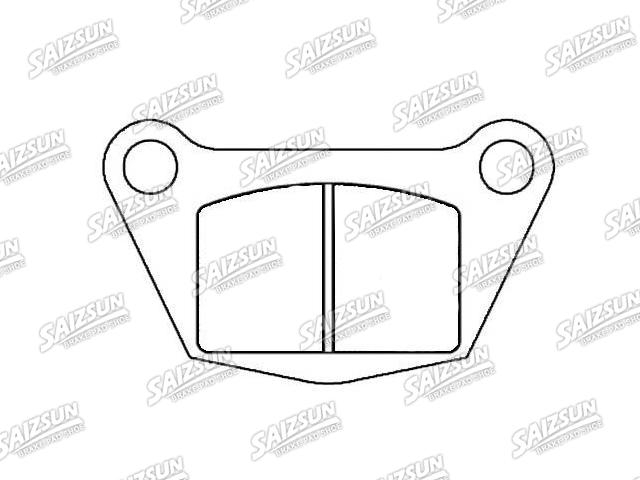 Bremsbelagsatz, Scheibenbremse Brake Pad Set:141346