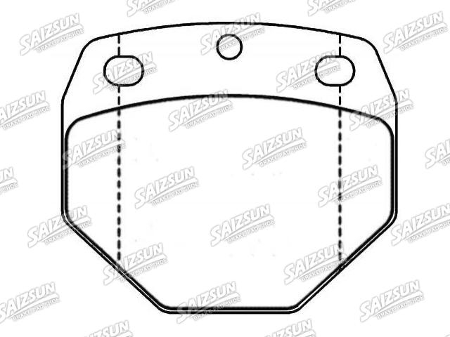 Bremsbelagsatz, Scheibenbremse Brake Pad Set:150939