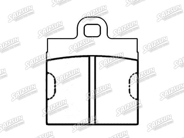Bremsbelagsatz, Scheibenbremse Brake Pad Set:111 698 151 A