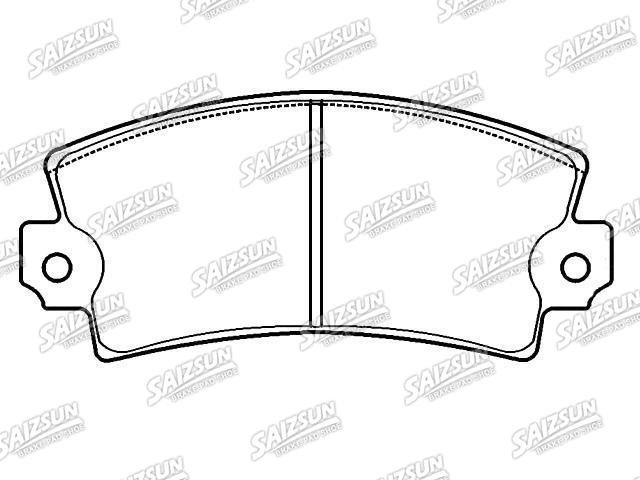 Bremsbelagsatz, Scheibenbremse Brake Pad Set:8455000902