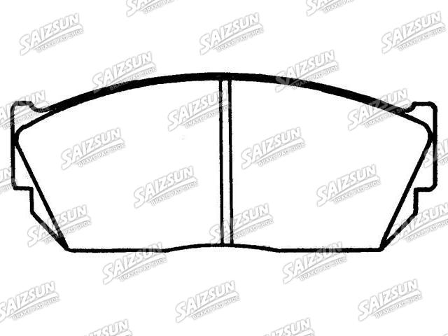 Bremsbelagsatz, Scheibenbremse Brake Pad Set:45022-SA0-680