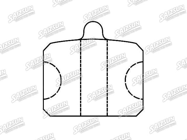 Bremsbelagsatz, Scheibenbremse Brake Pad Set:113 395 241