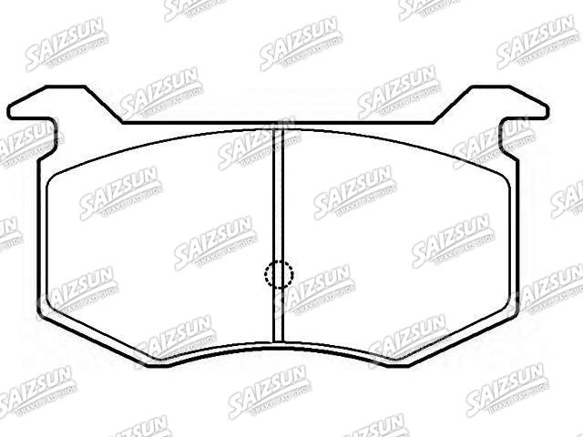 Bremsbelagsatz, Scheibenbremse Brake Pad Set:180942