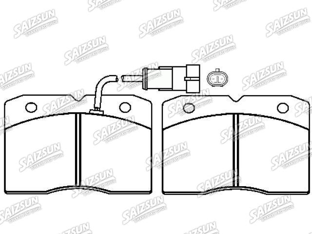 Bremsbelagsatz, Scheibenbremse Brake Pad Set:190 6429