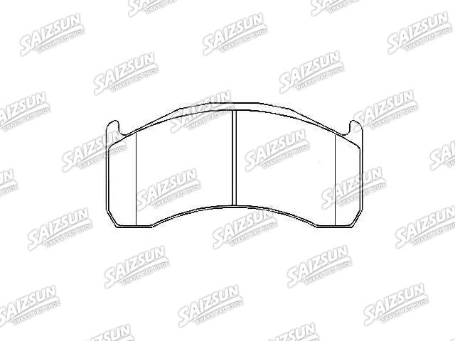 Bremsbelagsatz, Scheibenbremse Brake Pad Set:2 076 811 5