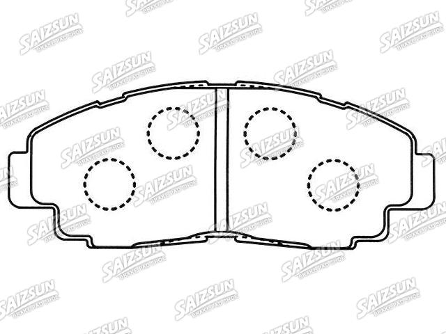 тормозная кладка Brake Pad Set:04465-20290