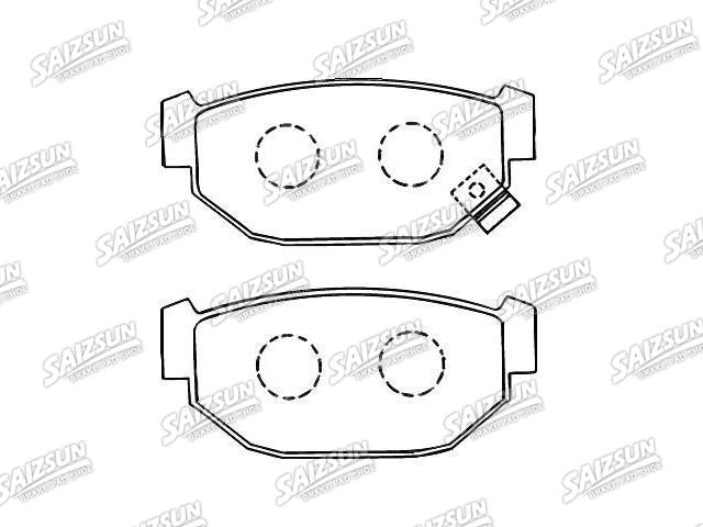 тормозная кладка Brake Pad Set:25191-GA531