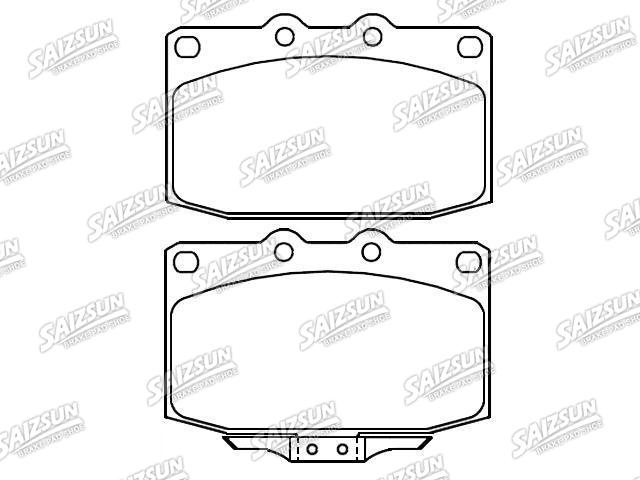 тормозная кладка Brake Pad Set:FB05-49-280A
