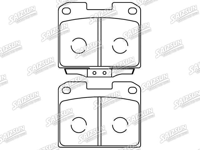 тормозная кладка Brake Pad Set:MB895303