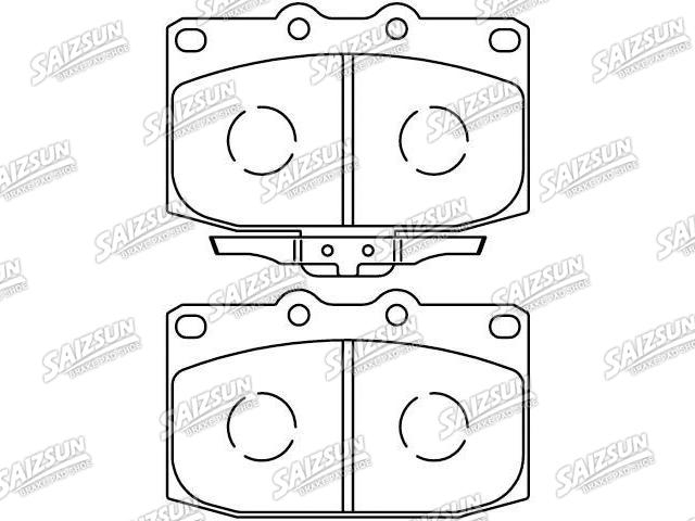 тормозная кладка Brake Pad Set:FDZ3-33-28Z