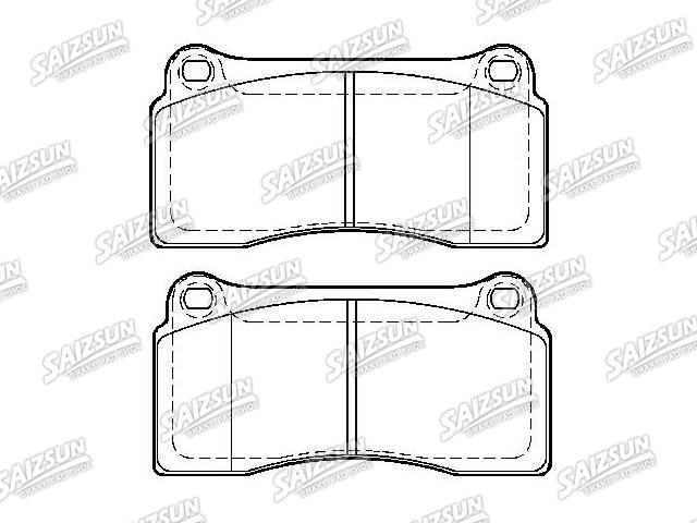 тормозная кладка Brake Pad Set:MXD1550AB