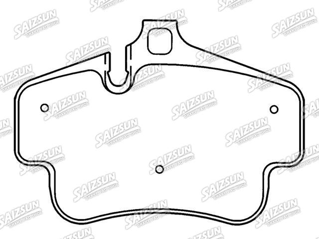 тормозная кладка Brake Pad Set:996 352 947 01