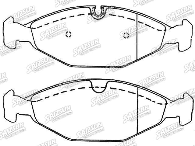 тормозная кладка Brake Pad Set:JLM11058