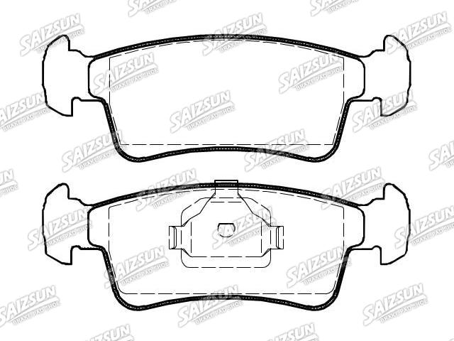 тормозная кладка Brake Pad Set:55110-83810