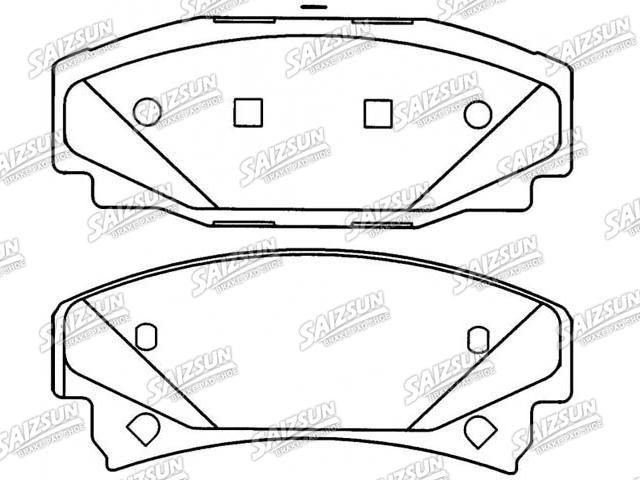 тормозная кладка Brake Pad Set:12321416