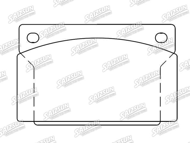 Pastillas de freno Brake Pad Set:D106-757