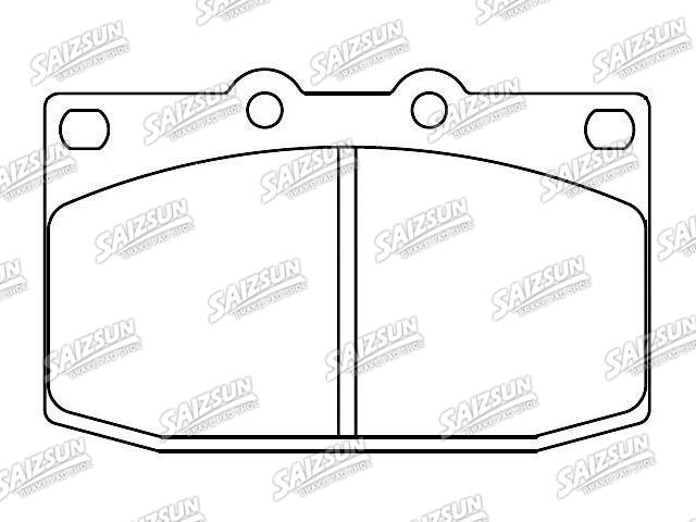 Pastillas de freno Brake Pad Set:D463-7343