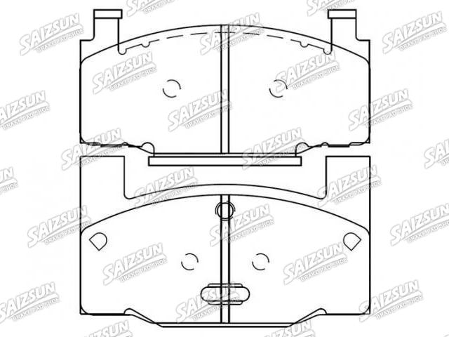 Pastillas de freno Brake Pad Set:D121-7055