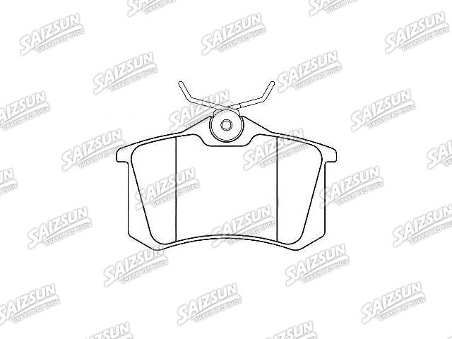 Bremsbelagsatz, Scheibenbremse Brake Pad Set:1E0 698 451 G