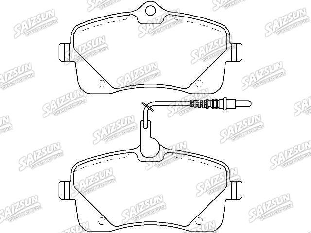Pastillas de freno Brake Pad Set:4254.78