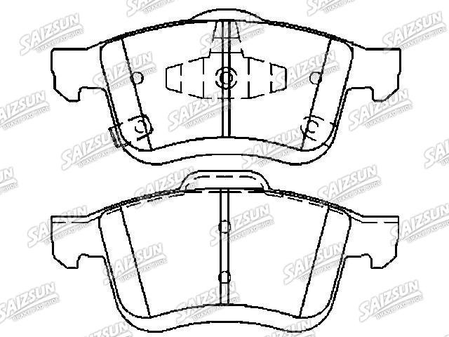 Pastillas de freno Brake Pad Set:68211488AA